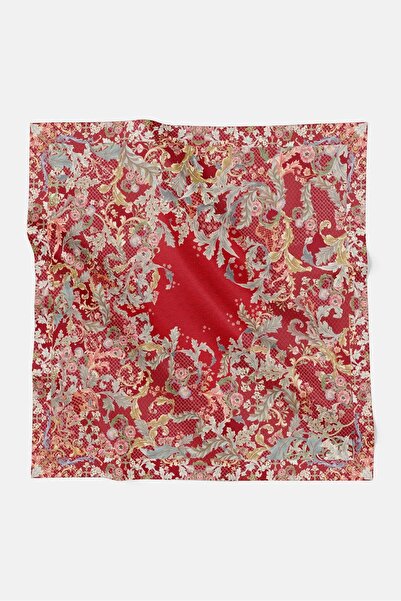 Buttonscarves Royale Grandeur Vual Eşarp - Crimson