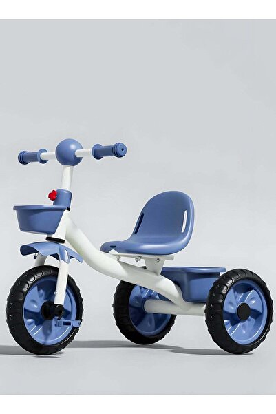 BAYBEE دراجة ثلاثية العجلات للأطفال مع مسند ظهر مرتفع وسلة تخزين | دراجة أطفا...