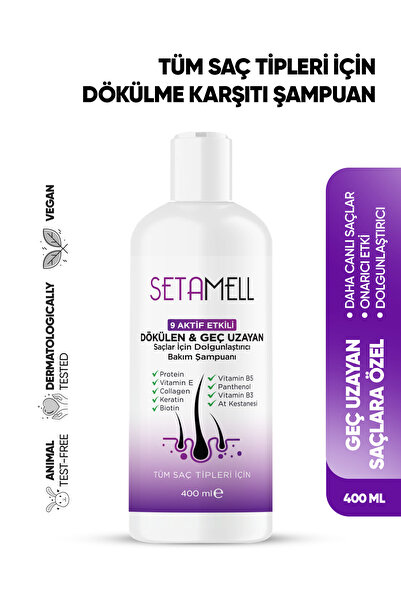 Setamell Kolajen Ve Keratin Saç Dökülmesine Karşı Hızlı Sac Uzatan Dolgunlaşt...