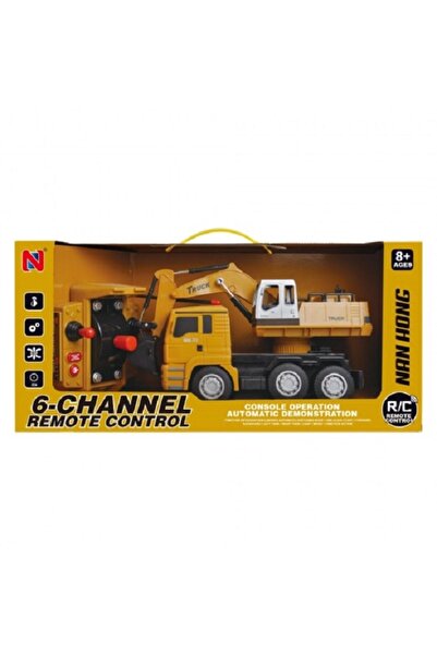 Noname Camion Excavator cu telecomanda sunete si lumini.
