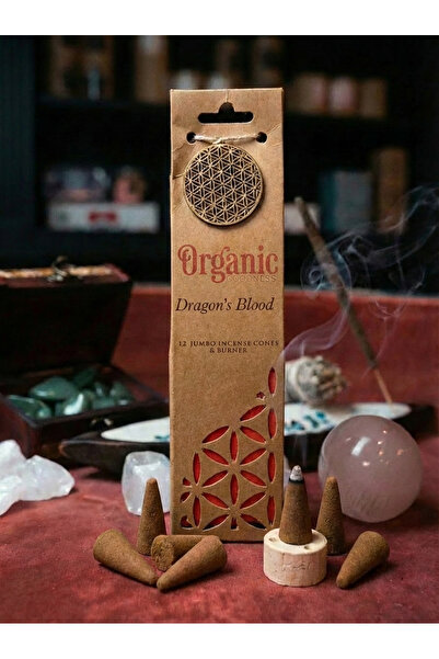 Namaruna Conuri parfumate Goodness - Sânge de dragon + Suport ceramic
