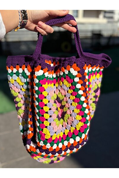BAGS Motif Knitting Shoulder Bag