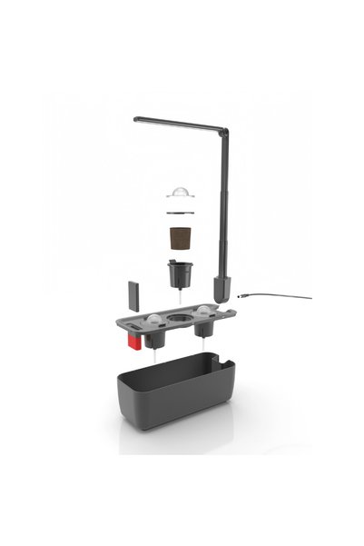 Ermonix HydroGarden 3 Extendable Elite - Black Hydroponics Growing System