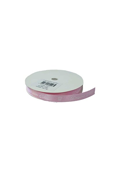 DM ONLINE Pink Tooth Came Out Satin Ribbon 1cm Tooth Wheat Party 10 Meter Ribbon