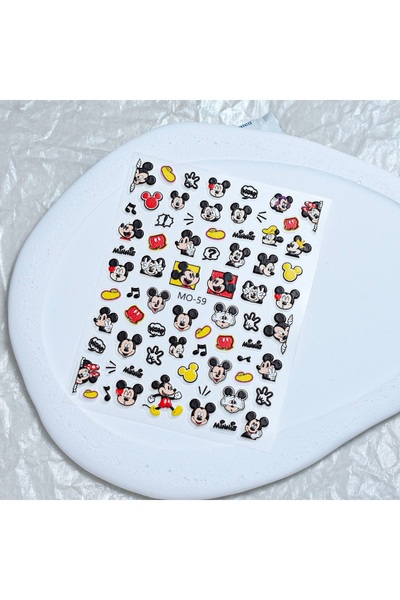 Venalisa 3D Sticker Miki Mouse Tırnak Nail Art Süsleme Etiket MO59