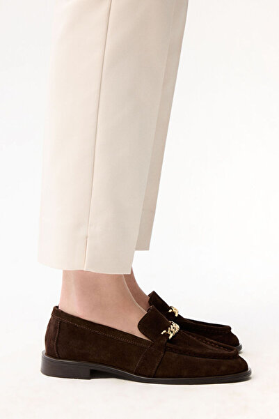 Love My Body Süet Deri Toka Detaylı Ayakkabı