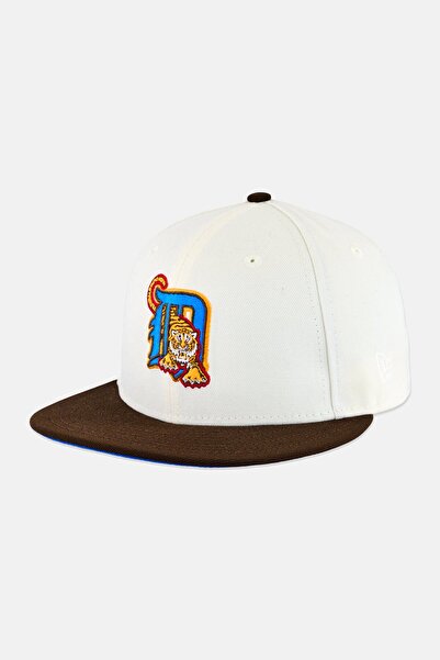 NEW ERA x MLB قبعة رجالية من نوع Fitted Cap من ماركة Detroit Tigers، لون أبيض...