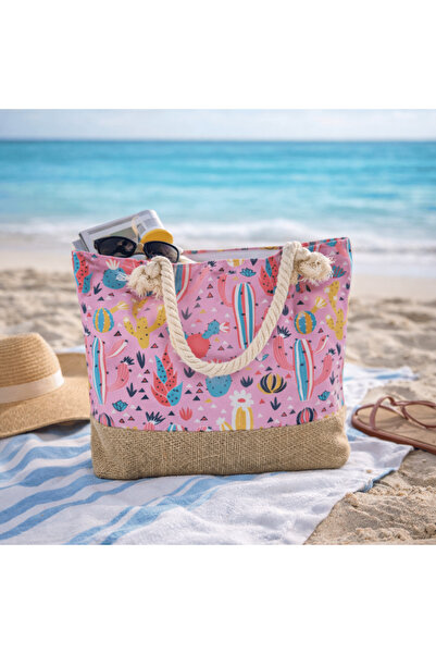 onymino حذاء نسائي للشاطئ حقيبة si 28 LT بنعل من الجوت وسحاب وبطانة داخلية C ...