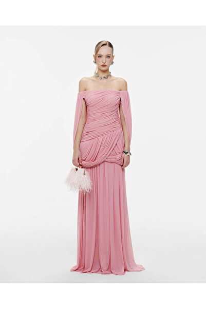 Generic pink draped dress