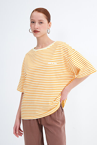 Addax Çizgili T-shirt P18978