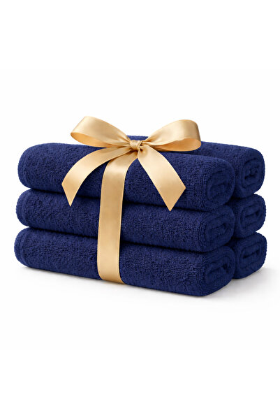 The Cotton Connection Terry Cotton Face Towel - Super Soft | Pack of 6 | High...