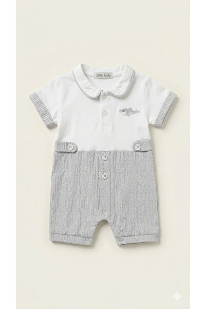 Little Baby Fish Patterned Jumpsuit