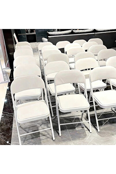 Sumkyle 1 Pack Folding Chairs with Cushion, Padded Folding Chairs, 330 LBS Ca...