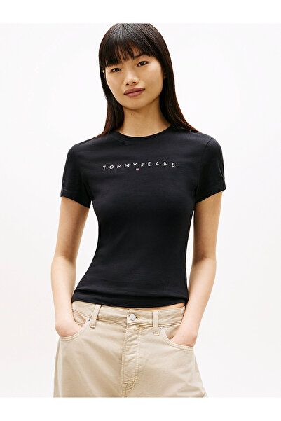 Tommy Hilfiger Γυναικείο T-Shirt με λογότυπο μάρκας, κατάλληλο για καθημερινή...