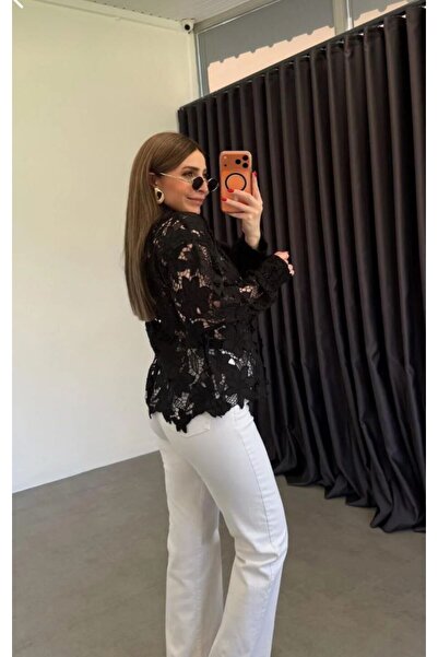 NAARA DESING Transparan Kadın Gömlek