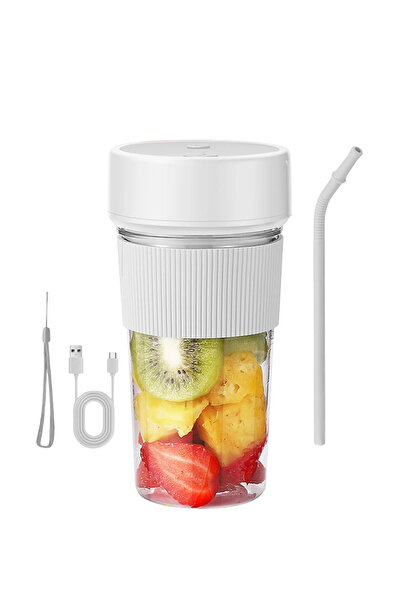 Kevega Mini Smoothie Blender 350 ML – Taşınabilir Meyve Sıkacağı & Smoothie M...