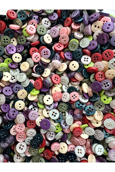 e tuhafiye 100 Adet Mini Renkli Amigurumi-Anasınıfı-İlkokul-Etkinlik Düğmeleri