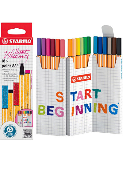 Stabilo point 88 Zig-Zag 18'li Set