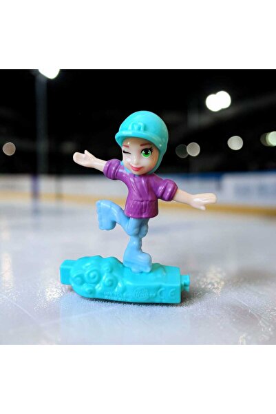 Hureggo دمية فتاة تزلج على الجليد بتصميم عتيق وطول 9.5 سم
