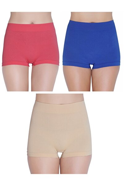 Glamroot Women's Seamless No show, No pinch,No panty lines Boy short Panty, P...