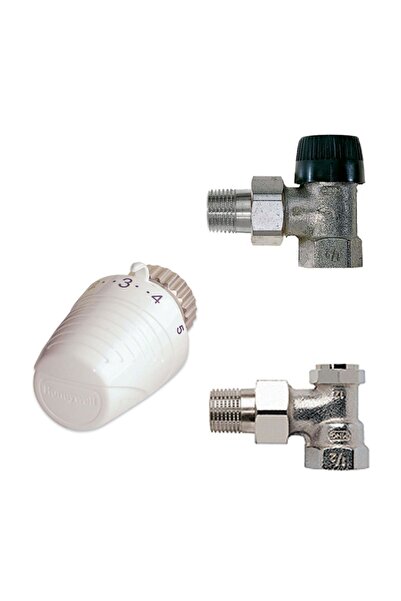 HONEYWELL Set robinet termostatic pentru radiator cu inel O de 1/2" (înălțime...