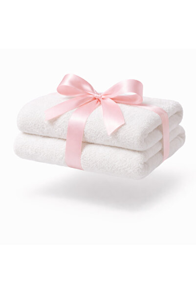 The Cotton Connection Luxury 100% Cotton Bath Towels – Set of 2, (70x140 cm) ...