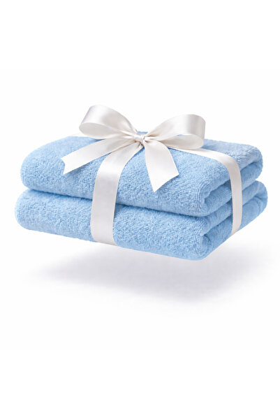 The Cotton Connection Luxury 100% Cotton Bath Towels – Set of 2, (70x140 cm) ...