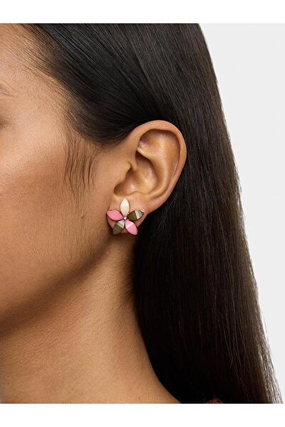 PARFOIS Çiçek Motifli Resin Küpe