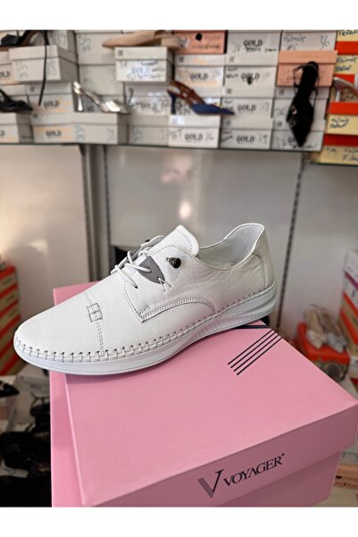 Voyager Voyagwr 9523-1 White Leather Shoes