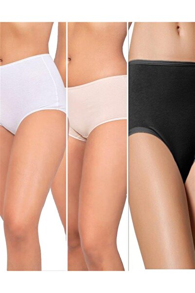 Çift Kaplan Kadın Bato Renkli Külot 3'lü Paket 612