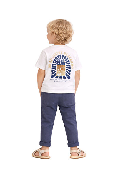 Dirkje Boys 2 Pc Set “Sunshine Surf Club” Graphic Tee & Moto-Pocket Joggers Set