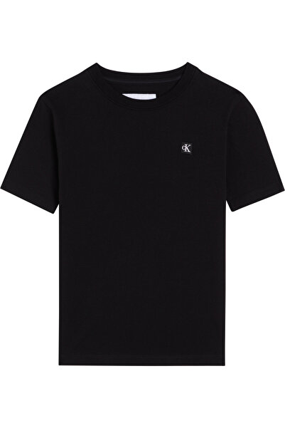 Calvin Klein Mono Mini Badge Kids Black Regular T-Shirt