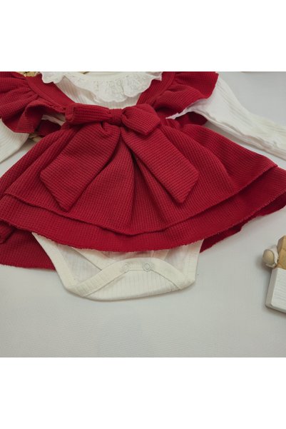 FLOWER BABY Baby Girl Ruffle Bodysuit Salopet Dress