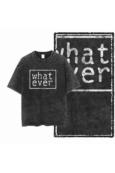 Joetsu Tricou oversize cu efect de spălare - tricou oversize cu imprimeu spăl...