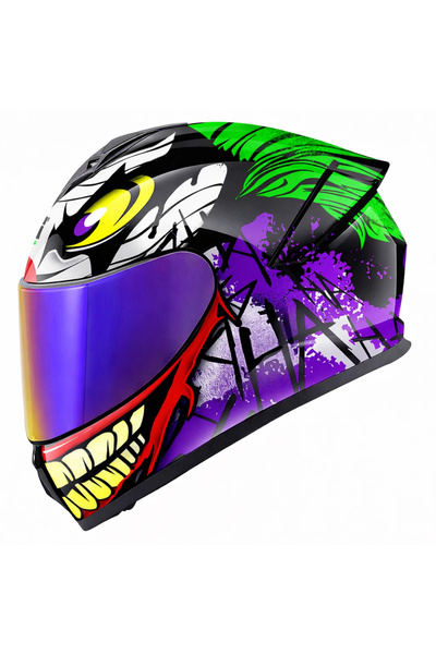 Givi 50.X JOKE SİYAH KASK (GÖKKUŞAĞI VİZÖR)