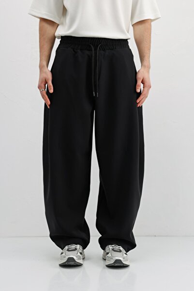 VAMOSCLO Balloon Fit Pantolon Siyah