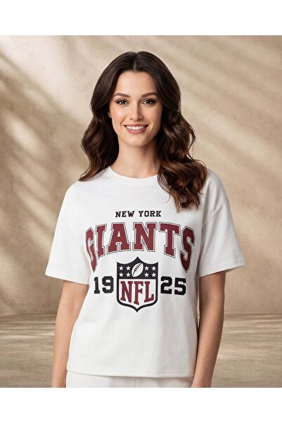 REDTAG تيشيرت نسائي أبيض بنقشة ميلانج، بكتف منسدل وقصة واسعة