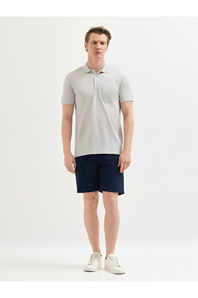 Karaca Gri T-Shirt-Polo Yaka Tişört