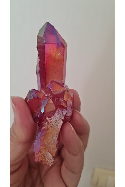 best bioenerji taş terapi Yakut Termal Kuvars (Aura Kuvars) – 65 gr Ham Kayaç