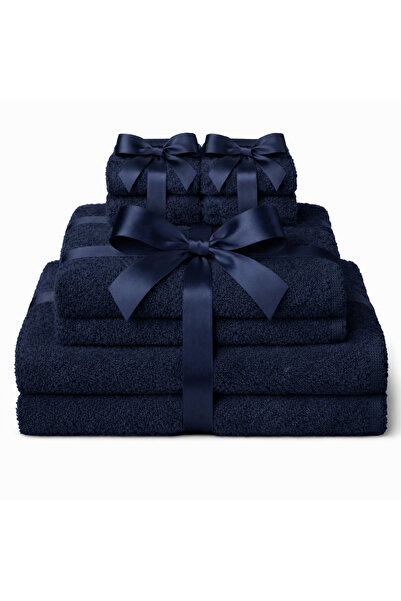 The Cotton Connection Ultra Soft 6-Piece Towel Set – 2 Bath, 2 Hand & 2 Face ...