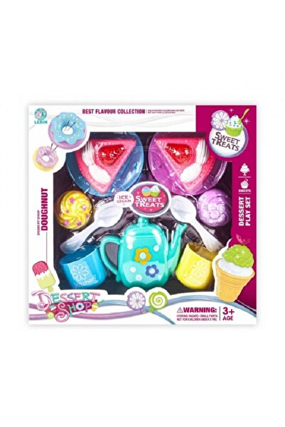 Noname Set de ceai pentru copii cu deserturi si accesorii.