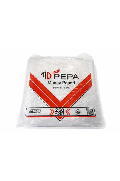 Ecoflex Hışır Atlet Şeffaf Poşet Market Manav Poşeti Orta Boy 250 ADET