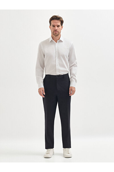Karaca Lacivert Regular Fit Pamuk Karışımlı Casual Pantolon