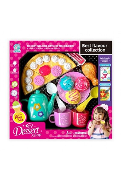 Noname Set de ceai pentru copii cu tort si accesorii.