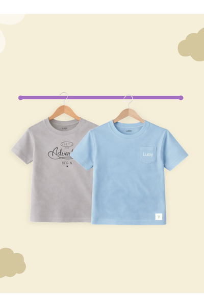 luay 100% Bamboo-Based Ultra-Soft Fabric T-Shirt for Boys Short Sleeve Casual...