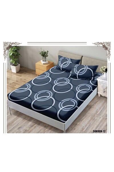 Barigo Plain and patterned microfiber soft bed sheets, single size, 2 pieces