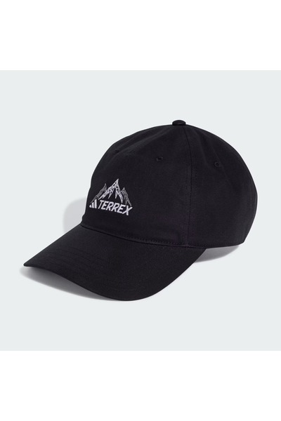 adidas Jj1477 Terrex Multi Beyzbol Şapkası Siyah Beyaz Şapka