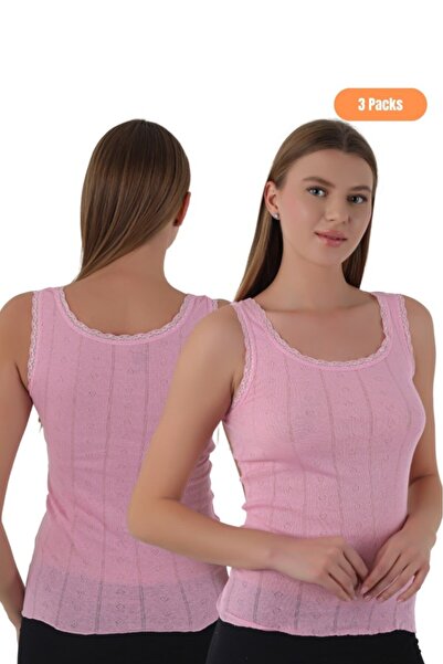 CNT Tricou de damă, 100% bumbac, 3 piese jacquard