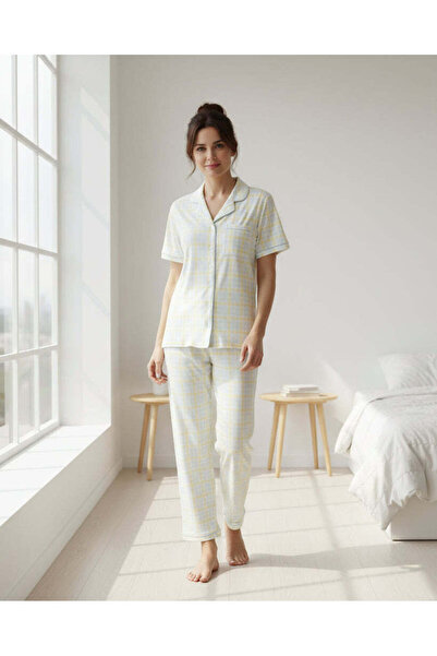 REDTAG Women Assorted Printed Short Sleeve Pyjama Set