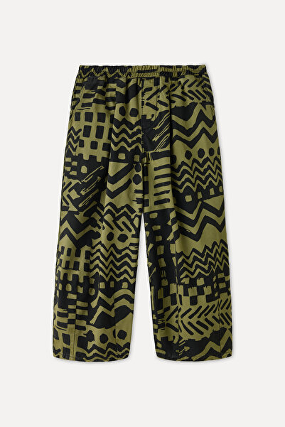 Mudo بنطلون ETNİK D منقوش RELAX FIT بخصر مطاطي